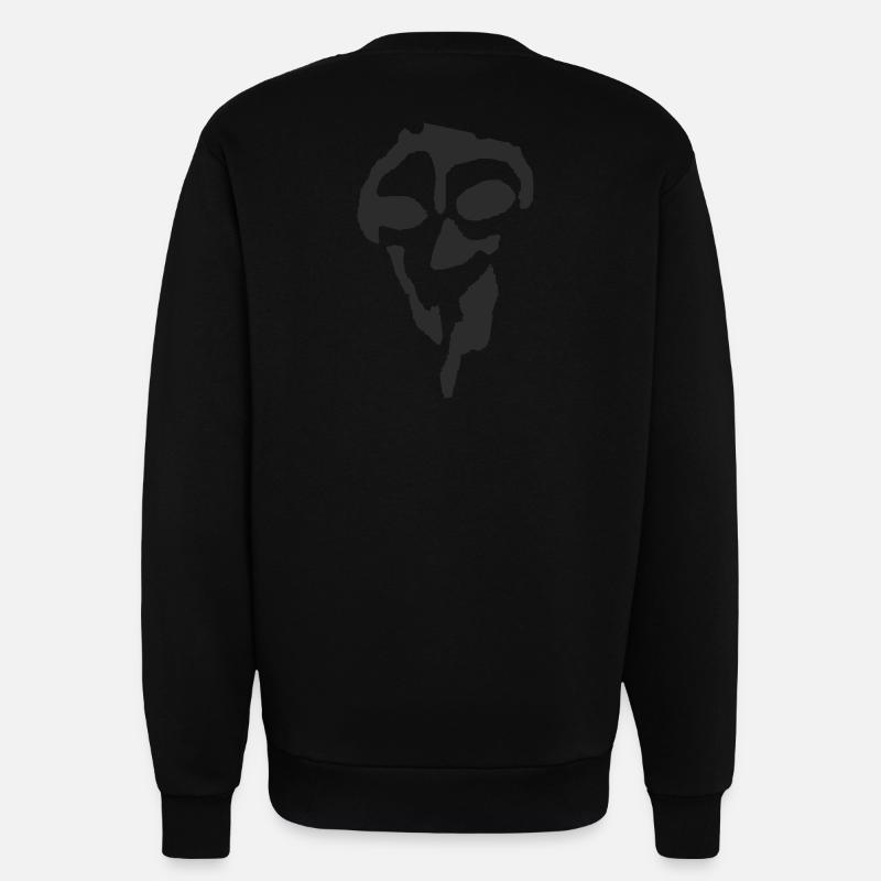 v136 logo - Sweatshirt - made by SPREAD  - SOLID BLACK