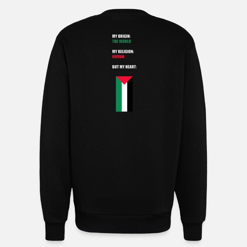 ERDLING - Sweatshirt - made by SPREAD  - SOLID BLACK