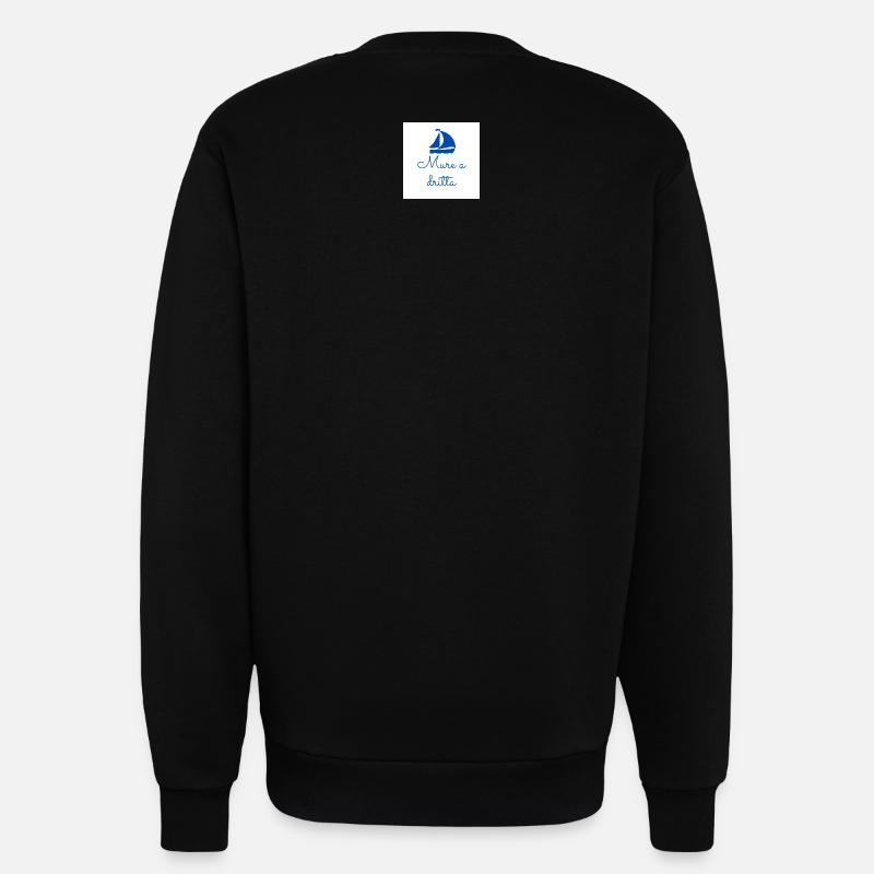 Starboard tack - Sweatshirt - made by SPREAD  - SOLID BLACK