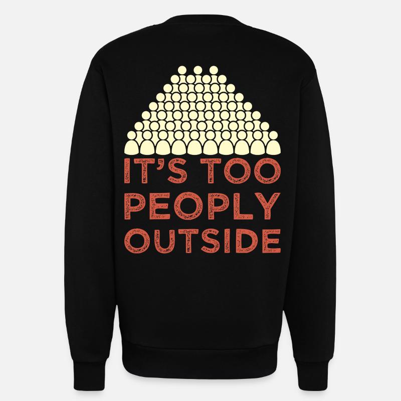 Introvertiert - Sweatshirt - made by SPREAD  - SOLID BLACK