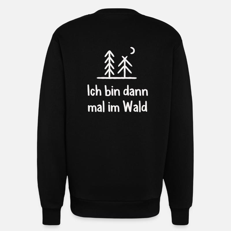 Wald Waldarbeiter Holzfäller - Sweatshirt - made by SPREAD  - SOLID BLACK