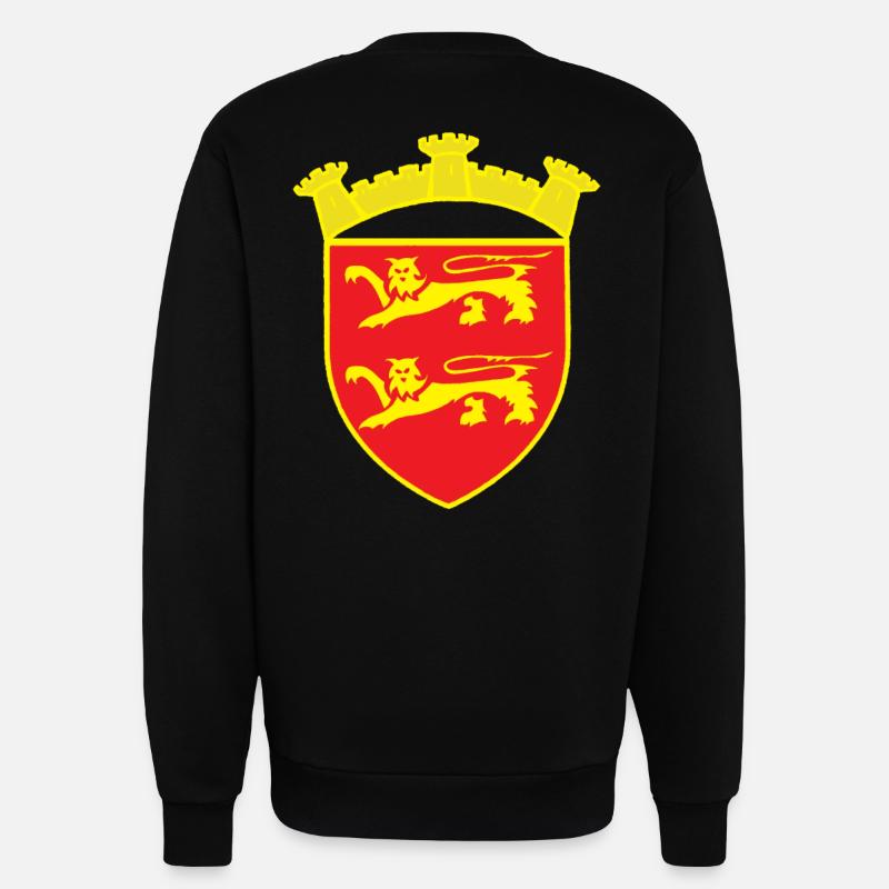 ROT WAPPEN LÖWENTURM ODER COPYRIGHT RUNEMBERG - Sweatshirt - made by SPREAD  - SOLID BLACK