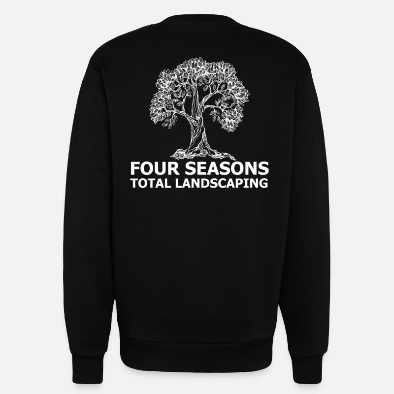 Four Seasons Total Landscaping - Sweatshirt - made by SPREAD  - SOLID BLACK