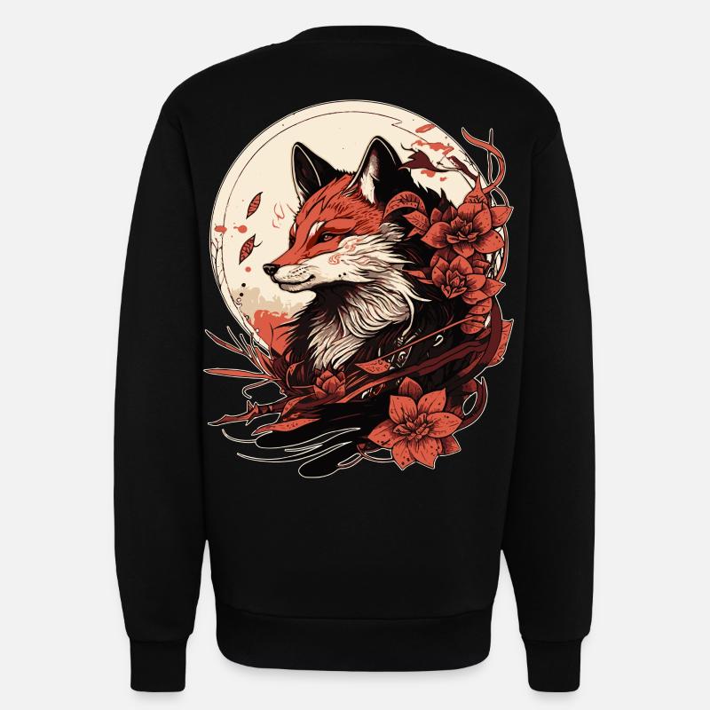 Fuchs Japan - Sweatshirt - made by SPREAD  - SOLID BLACK