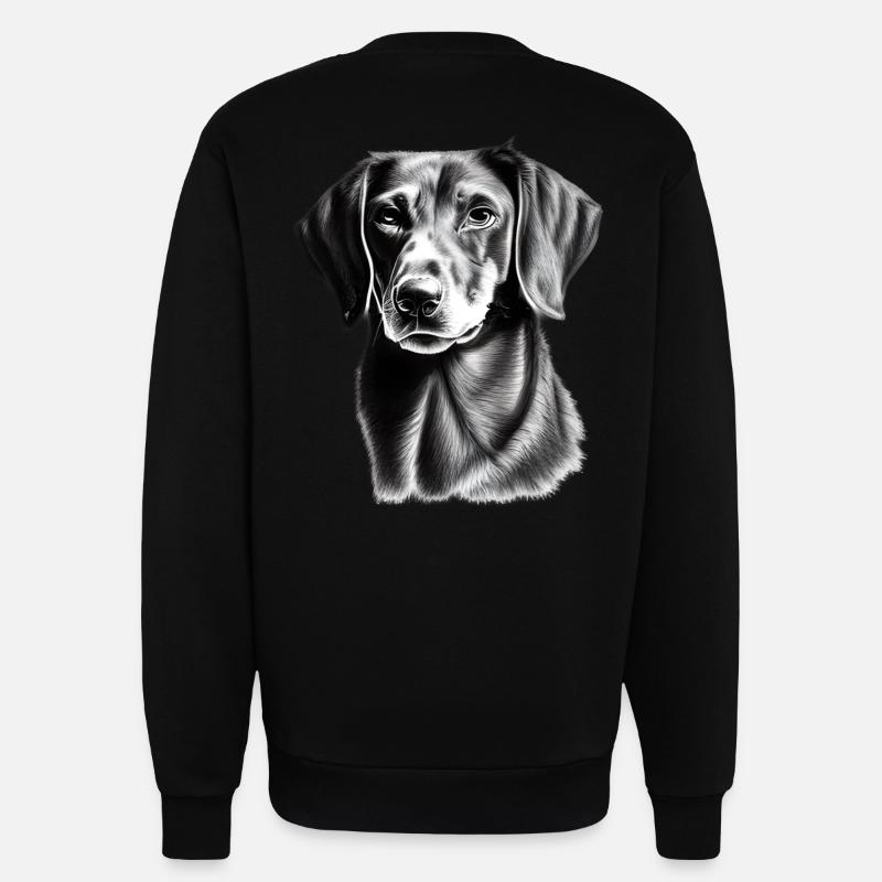 Süßer Dackel - Sweatshirt - made by SPREAD  - SOLID BLACK