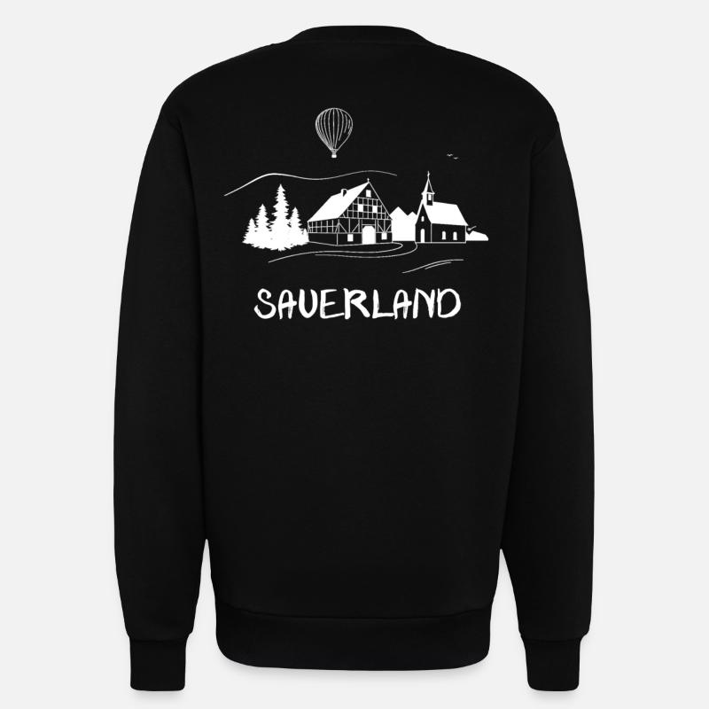 echt.SAUERLAND witt R - Sweatshirt - made by SPREAD  - SOLID BLACK