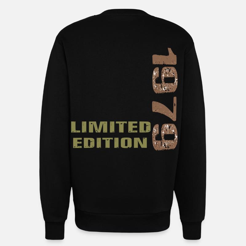 Millésime 1979 Édition Limitée Cadeau - Sweat bio décontracté fabriqué en UE - SOLID BLACK