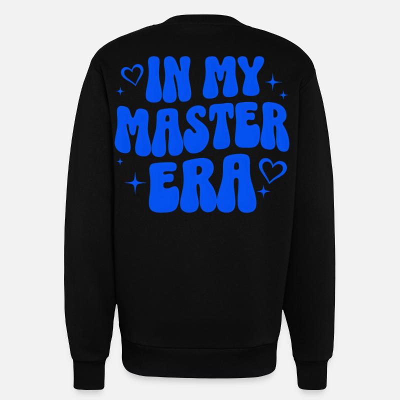 Master's Degree Gift Study University Graduate - Sweatshirt - made by SPREAD  - SOLID BLACK
