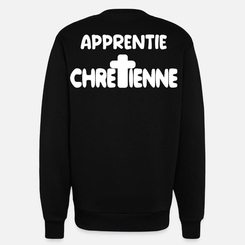 Christian Catholic God Gift - Sweatshirt - made by SPREAD  - SOLID BLACK