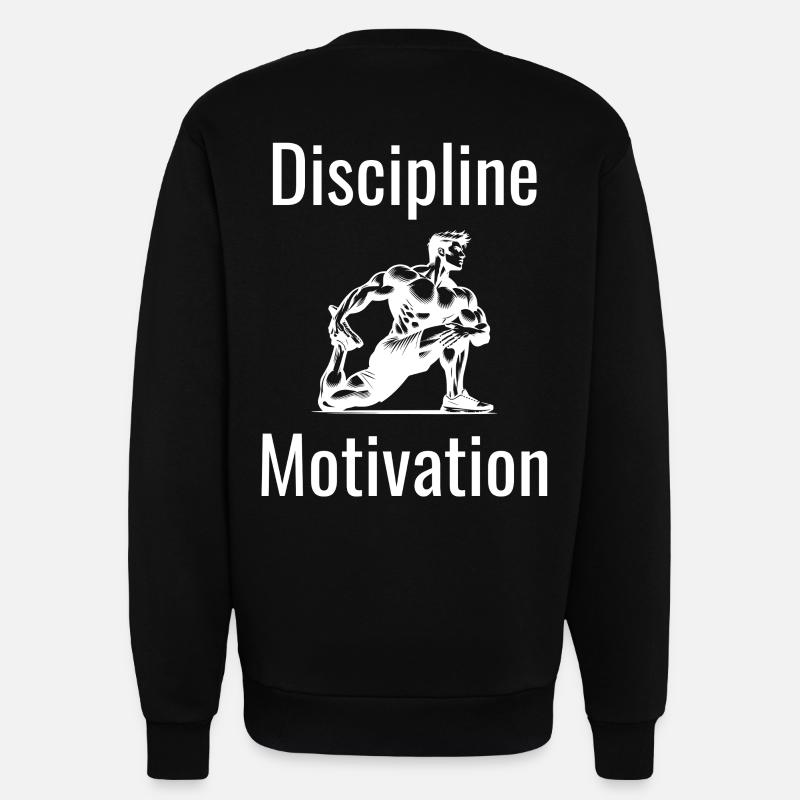 Men's discipline - Sweatshirt - made by SPREAD  - SOLID BLACK
