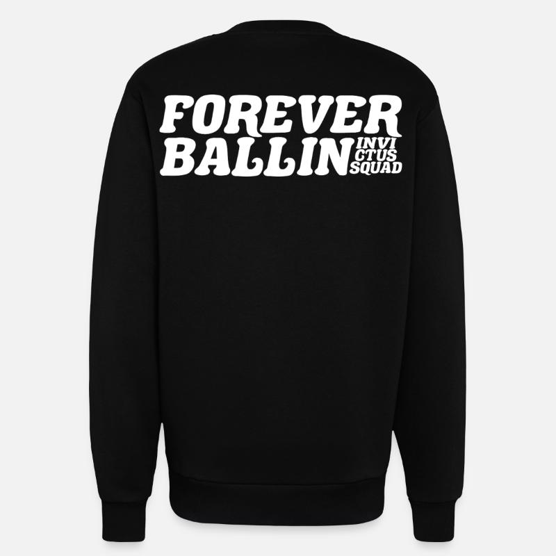 Forever Ballin Squad - Sweatshirt - made by SPREAD  - SOLID BLACK