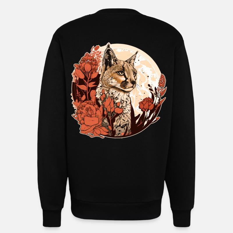 Lynx - Sweatshirt - made by SPREAD  - SOLID BLACK