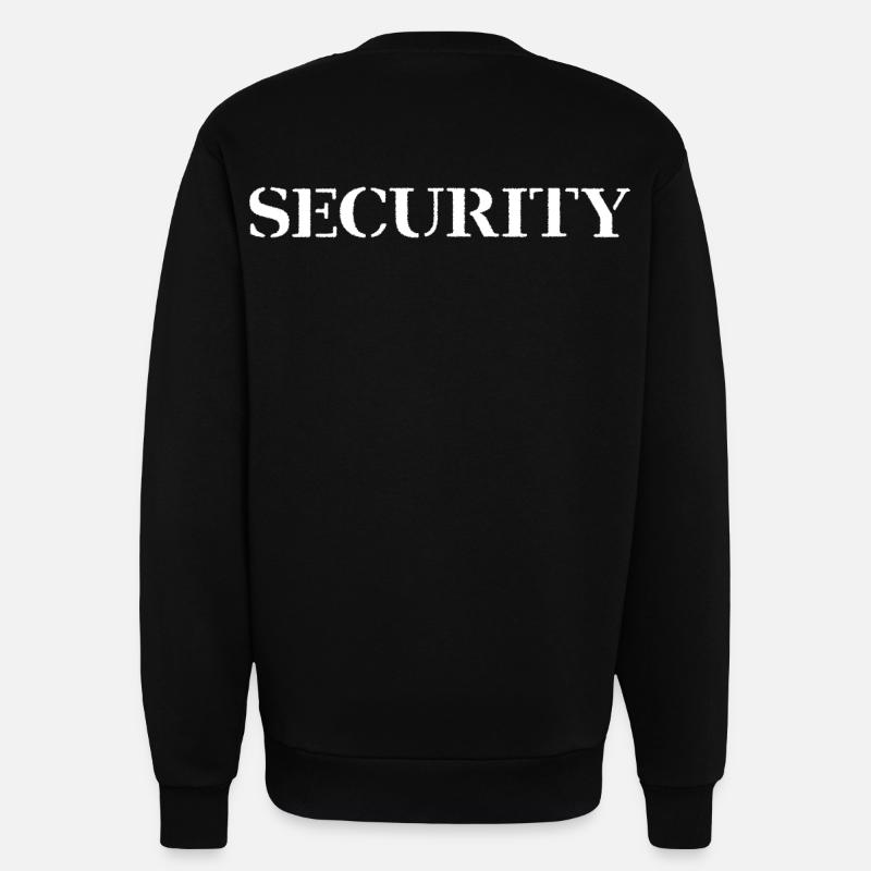 security - Sweatshirt - made by SPREAD  - SOLID BLACK