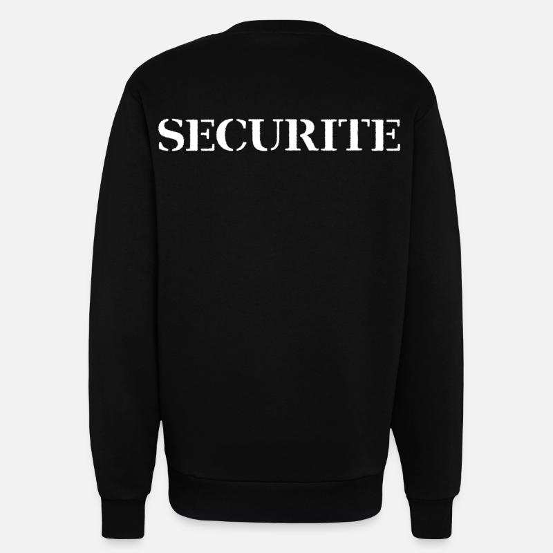 security - Sweatshirt - made by SPREAD  - SOLID BLACK