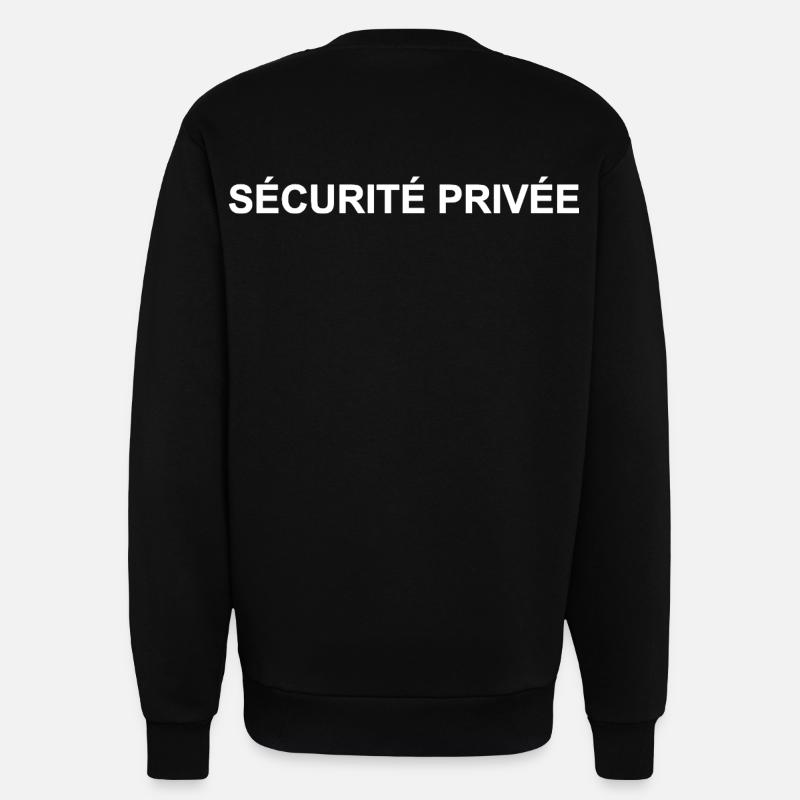 Private Security and Personalized Guarding - Sweatshirt - made by SPREAD  - SOLID BLACK