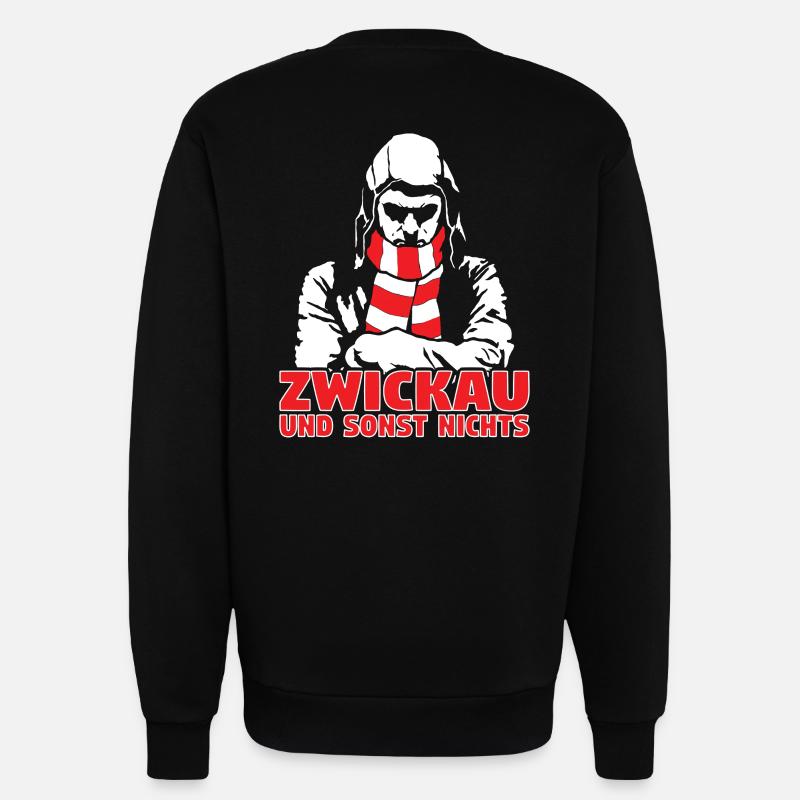 Zwickau und sonst nichts - Sweatshirt - made by SPREAD  - SOLID BLACK