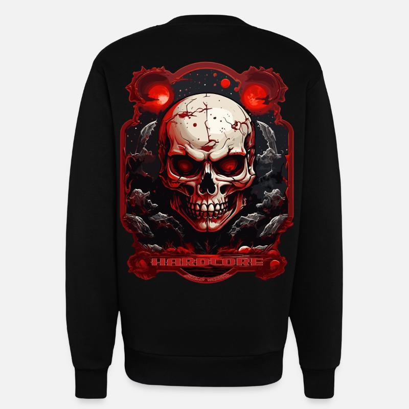 Hardcore - Sweatshirt - made by SPREAD  - SOLID BLACK