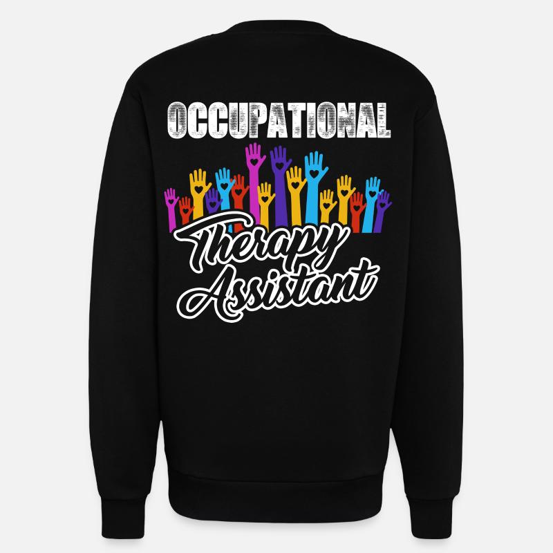 Occupational Therapy Assistant - Sweatshirt - made by SPREAD  - SOLID BLACK