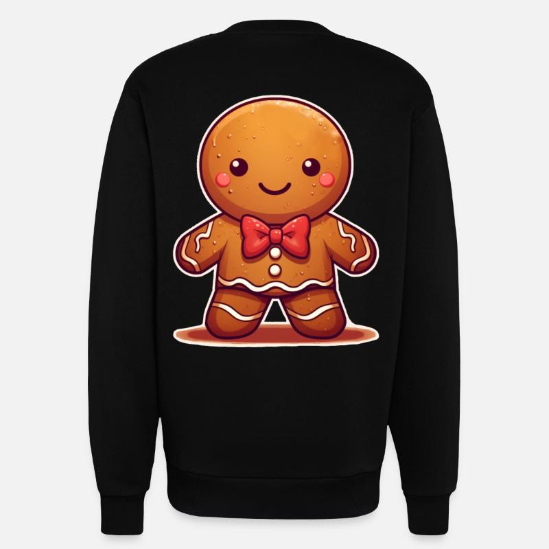 Lebkuchen - Sweatshirt - made by SPREAD  - SOLID BLACK