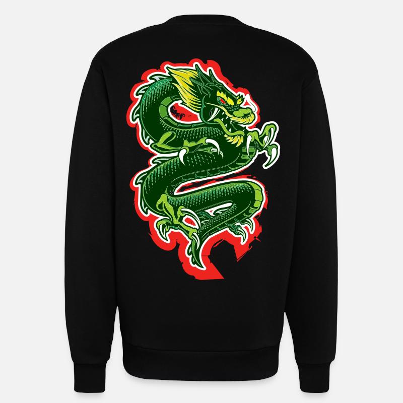 drake - Organic Relaxed Crew Neck Made in EU - SOLID BLACK