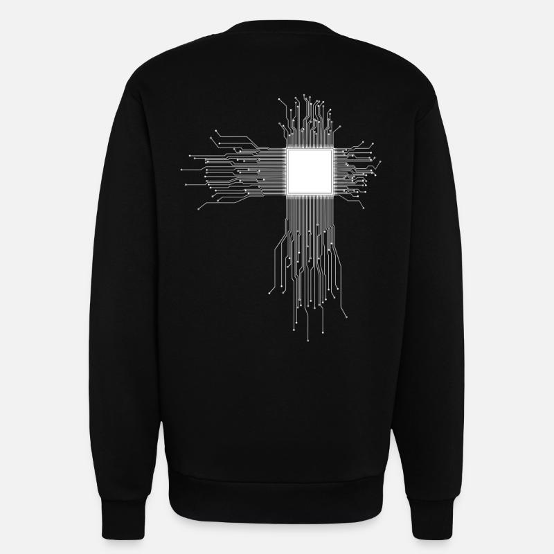 Processeur CPU - Sweat bio décontracté fabriqué en UE - SOLID BLACK