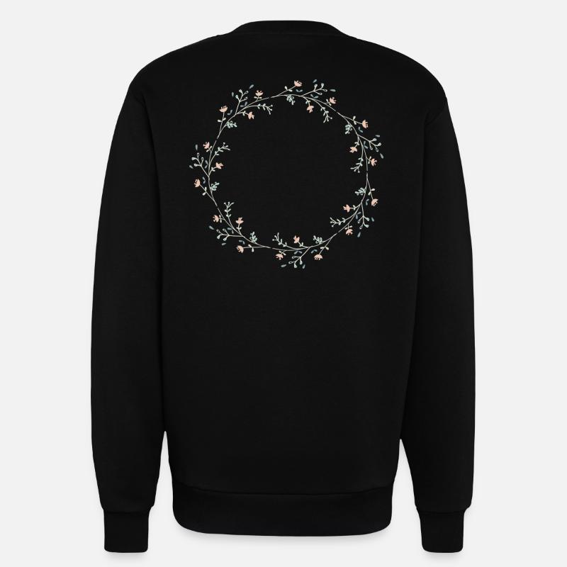 Blumen - Sweatshirt - made by SPREAD  - SOLID BLACK