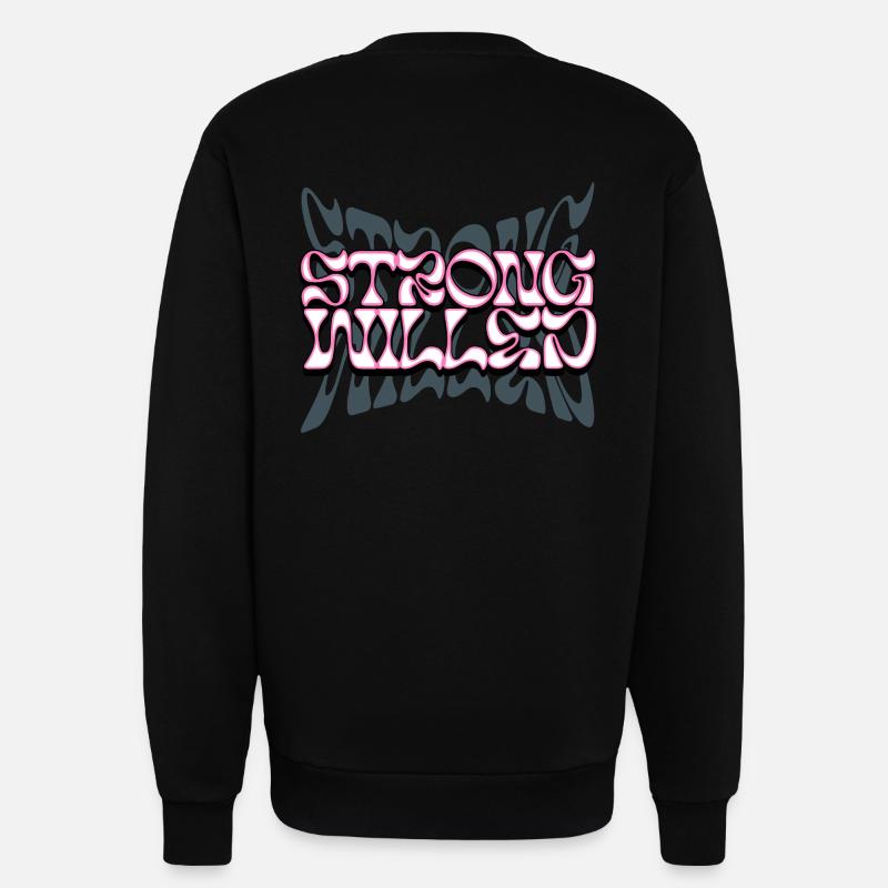 Sauvage - Sweat bio décontracté fabriqué en UE - SOLID BLACK