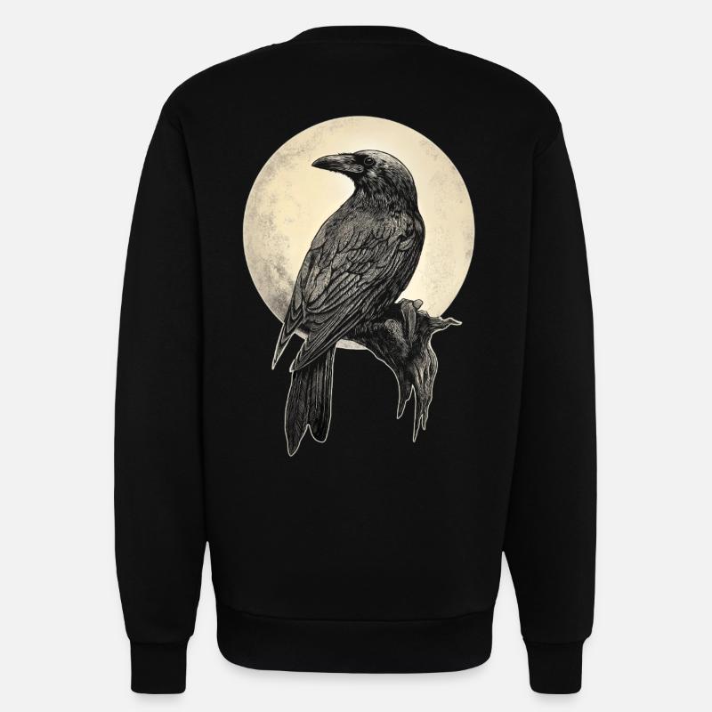 Rabe - Sweatshirt - made by SPREAD  - SOLID BLACK