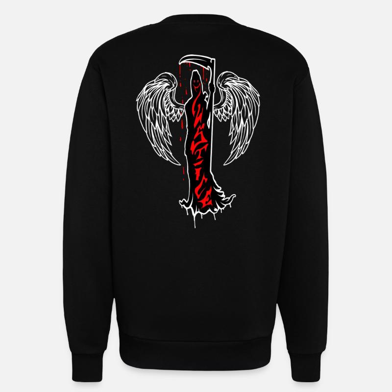 Justice - Sweatshirt - made by SPREAD  - SOLID BLACK