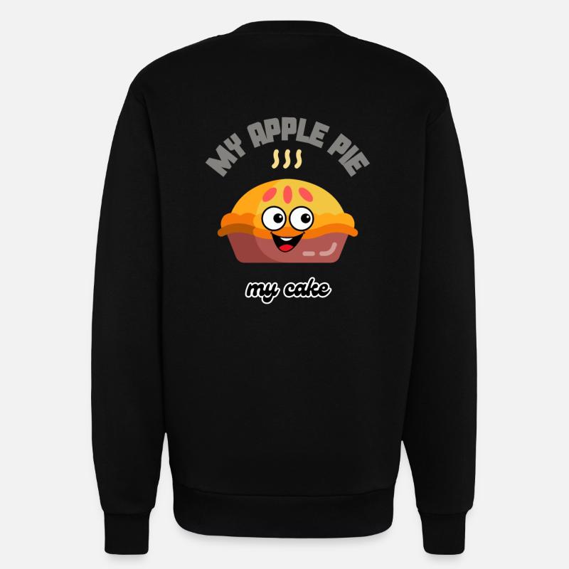 my apple pie - Sweatshirt - made by SPREAD  - SOLID BLACK