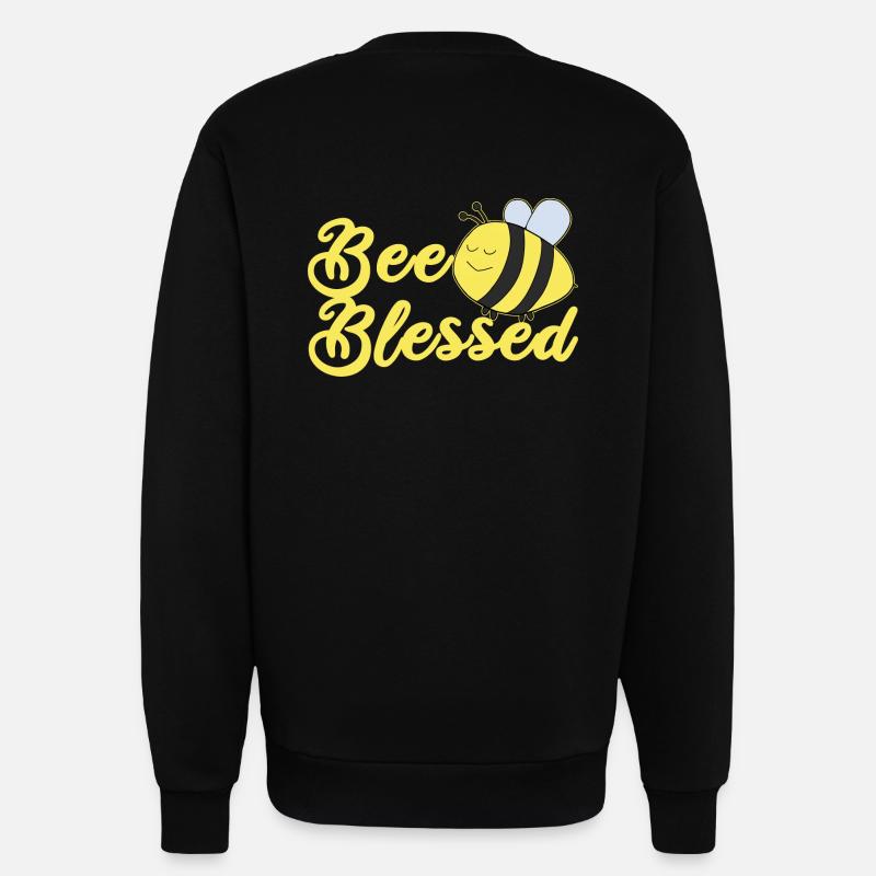 Motif chrétien Baptême d’enfants - Sweat bio décontracté fabriqué en UE - SOLID BLACK