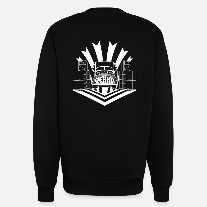 tekno 23 traveler sound - Sweatshirt - made by SPREAD  - SOLID BLACK