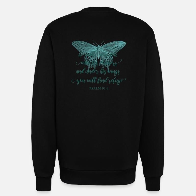 Bibelvers Christlich Religiös - Sweatshirt - made by SPREAD - SOLID BLACK