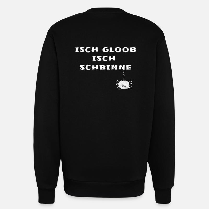 Sachsen Sprüche Sächsisch - Sweatshirt - made by SPREAD  - SOLID BLACK