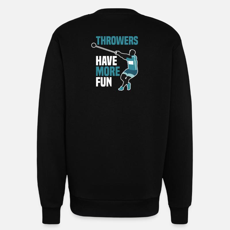 Athletics - Sweatshirt - made by SPREAD  - SOLID BLACK