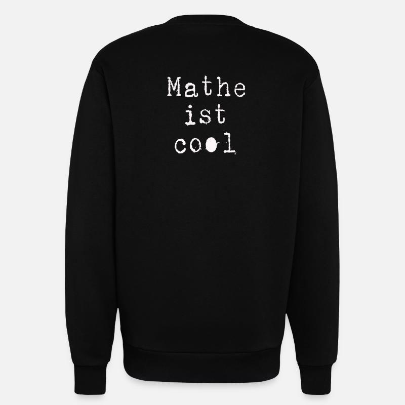 Math - Sweatshirt - made by SPREAD  - SOLID BLACK
