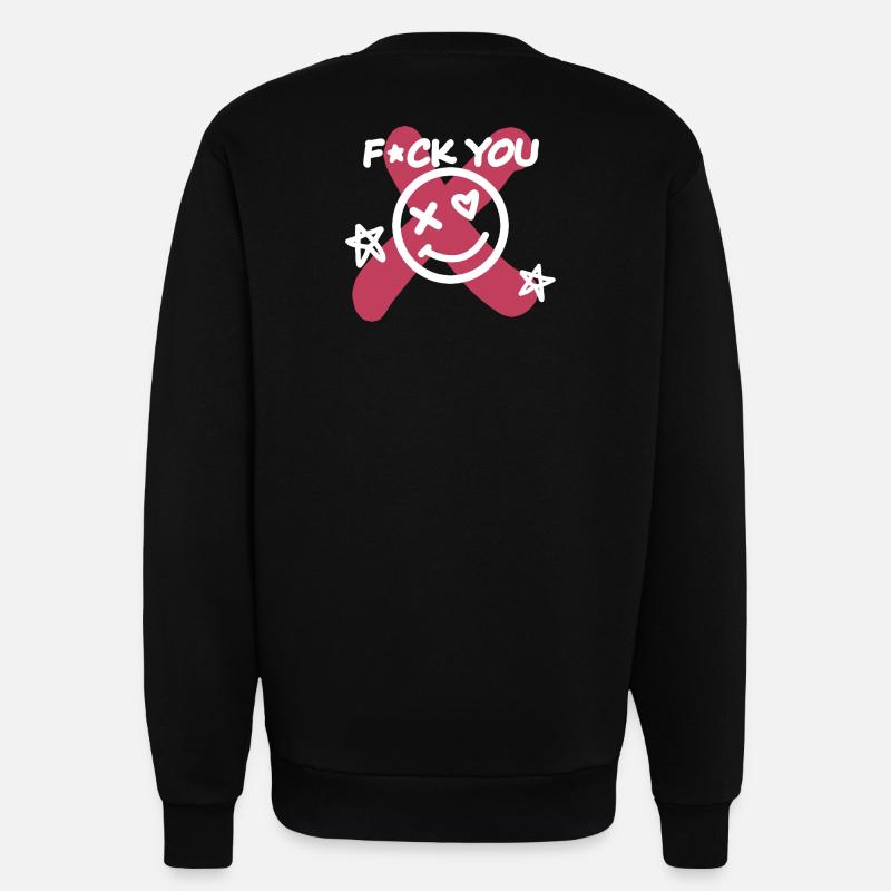 Fick dich! - Sweatshirt - made by SPREAD  - SOLID BLACK