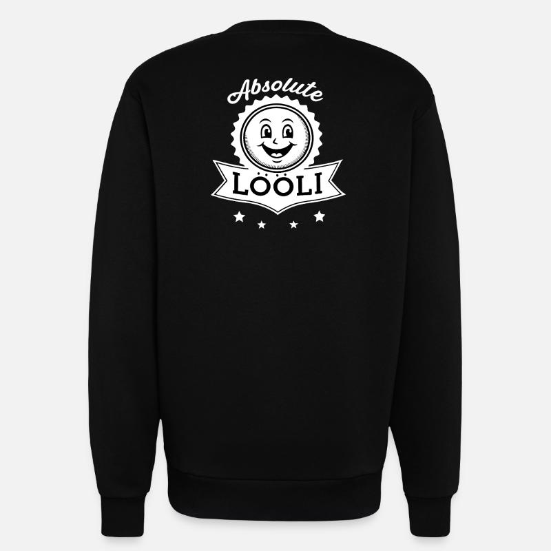 Lööli absolu - Sweat bio décontracté fabriqué en UE - SOLID BLACK