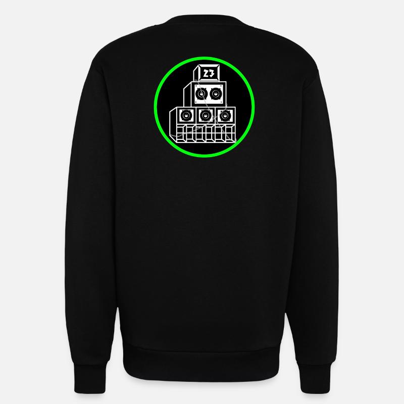 Free tekno - Sweatshirt - made by SPREAD  - SOLID BLACK