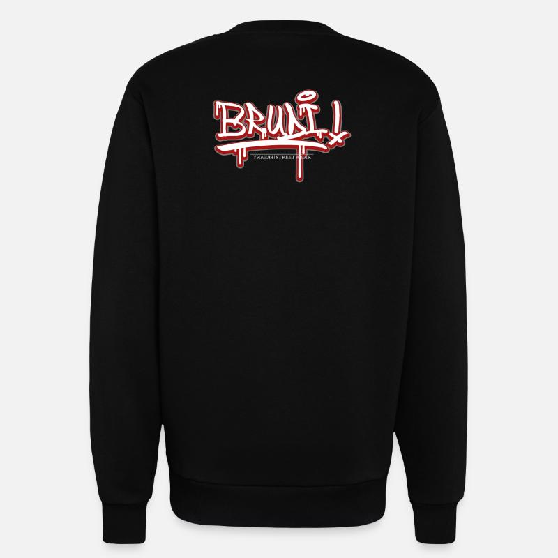Brudi - Sweatshirt - made by SPREAD  - SOLID BLACK