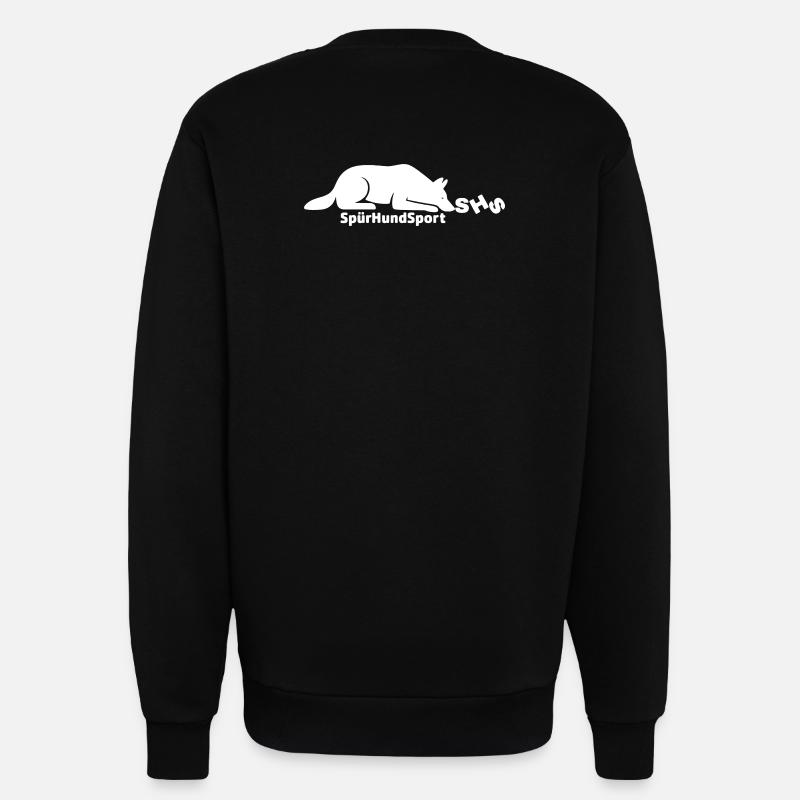 SHS Logo weiss - Sweatshirt - made by SPREAD  - SOLID BLACK