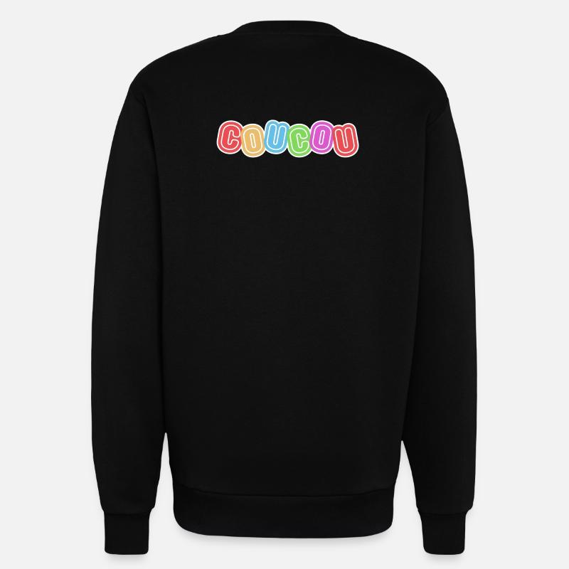Hallo, hallo, Höflichkeit - Sweatshirt - made by SPREAD - SOLID BLACK