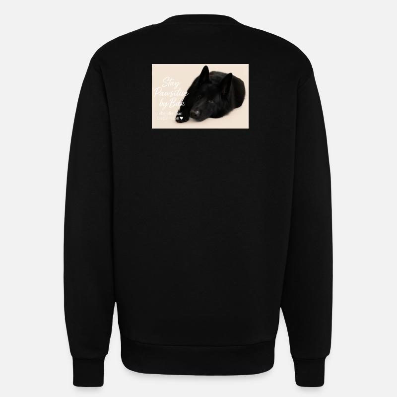 Bak - Sweat bio décontracté fabriqué en UE - SOLID BLACK