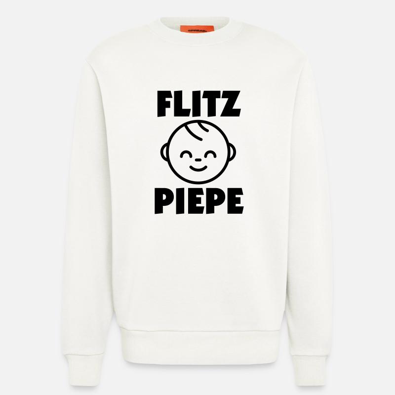 Flitzpiepe - Sweatshirt - made by SPREAD  - OFF WHITE