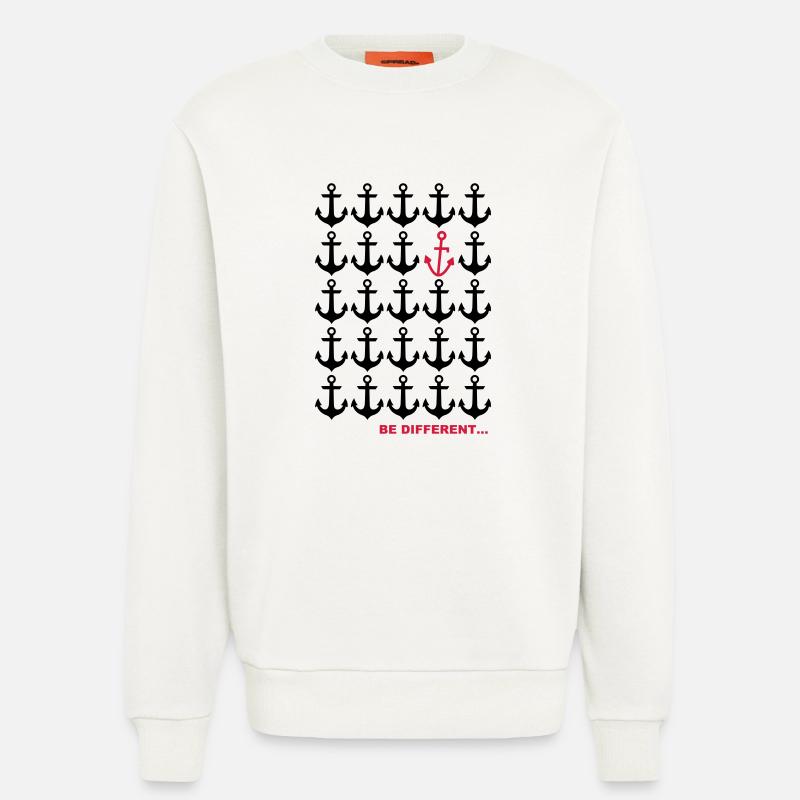 Be Different... - Sweatshirt - made by SPREAD - OFF WHITE