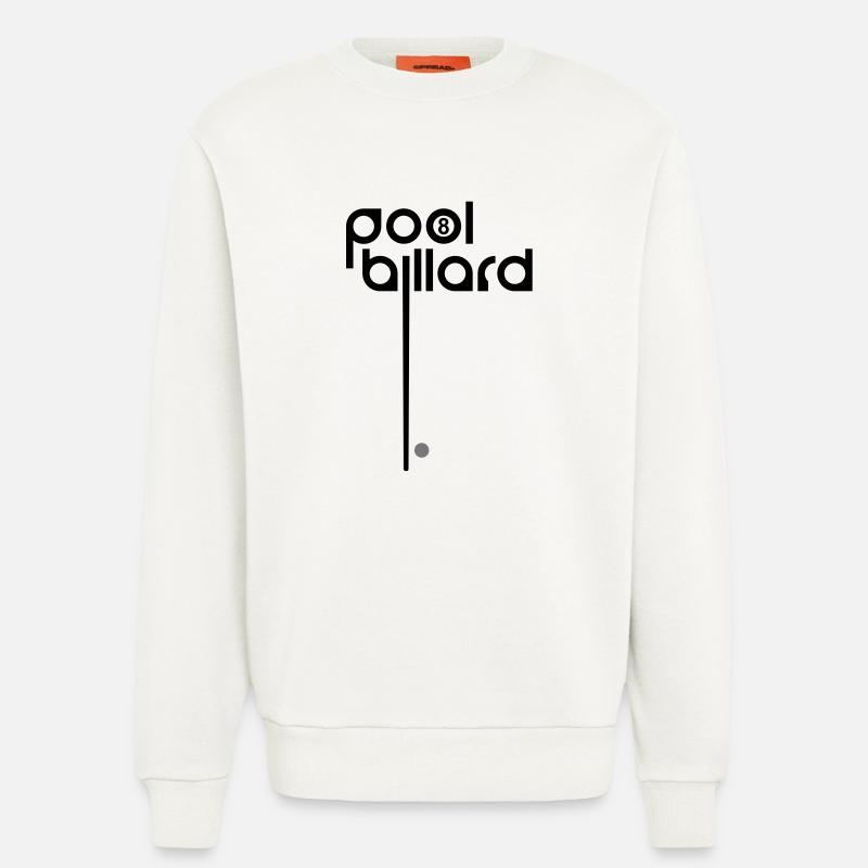 POOL BILLARD - Sweatshirt - made by SPREAD - OFF WHITE