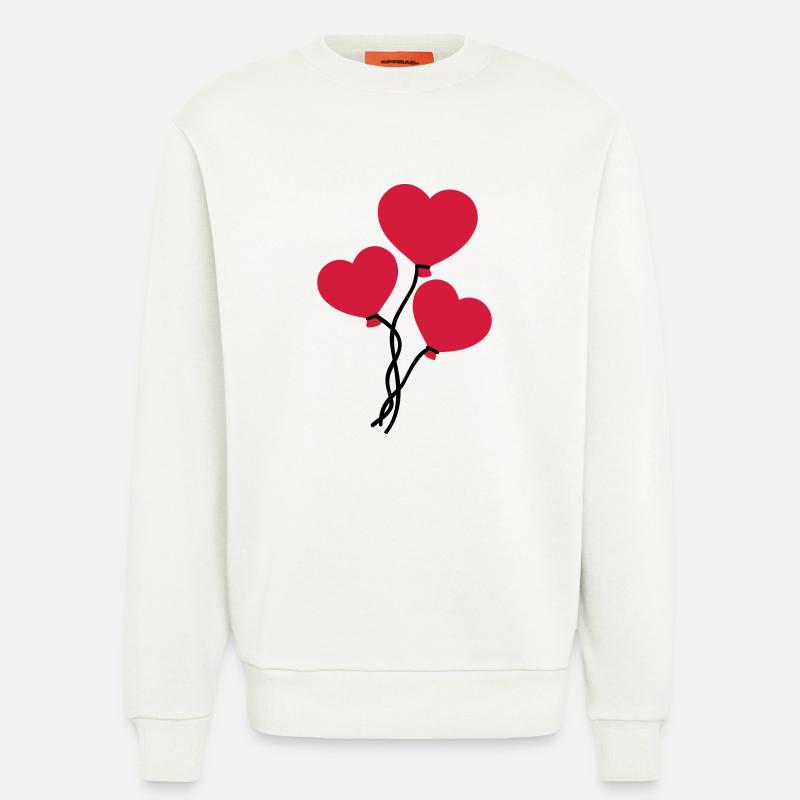 Luftballons - Sweatshirt - made by SPREAD  - OFF WHITE