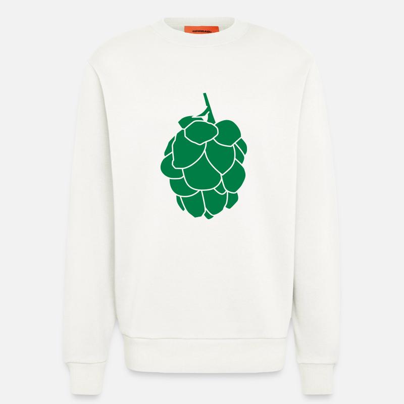 Hopfendolde - Sweatshirt - made by SPREAD - OFF WHITE
