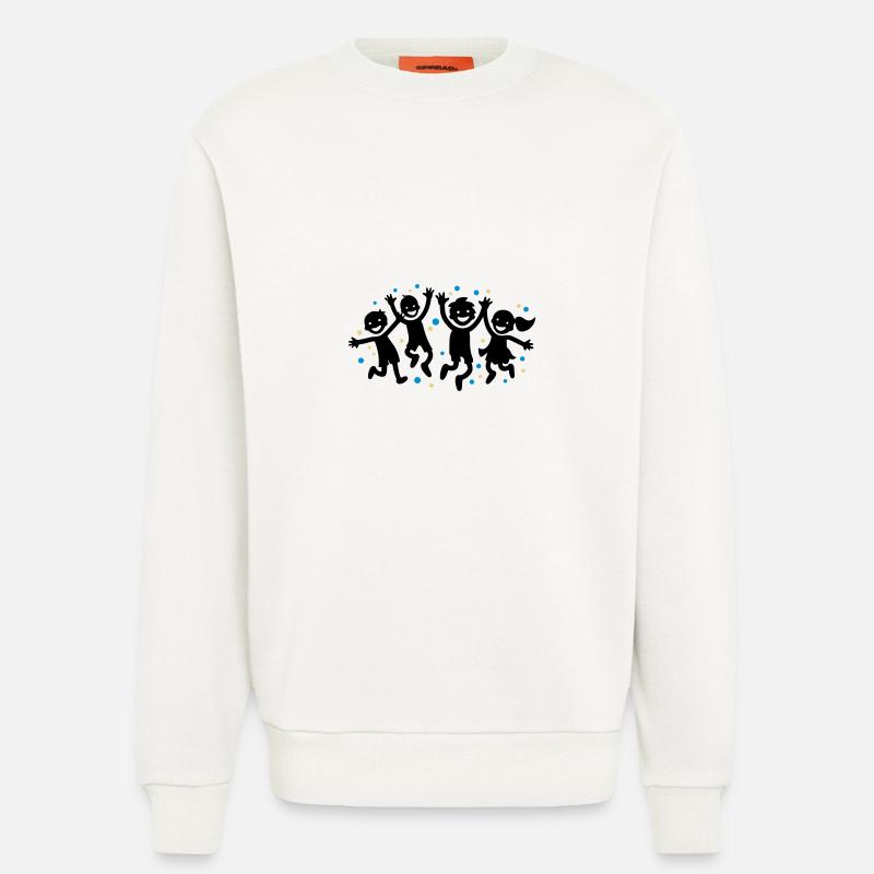 Kinder Freude Kindergarten - Sweatshirt - made by SPREAD  - OFF WHITE