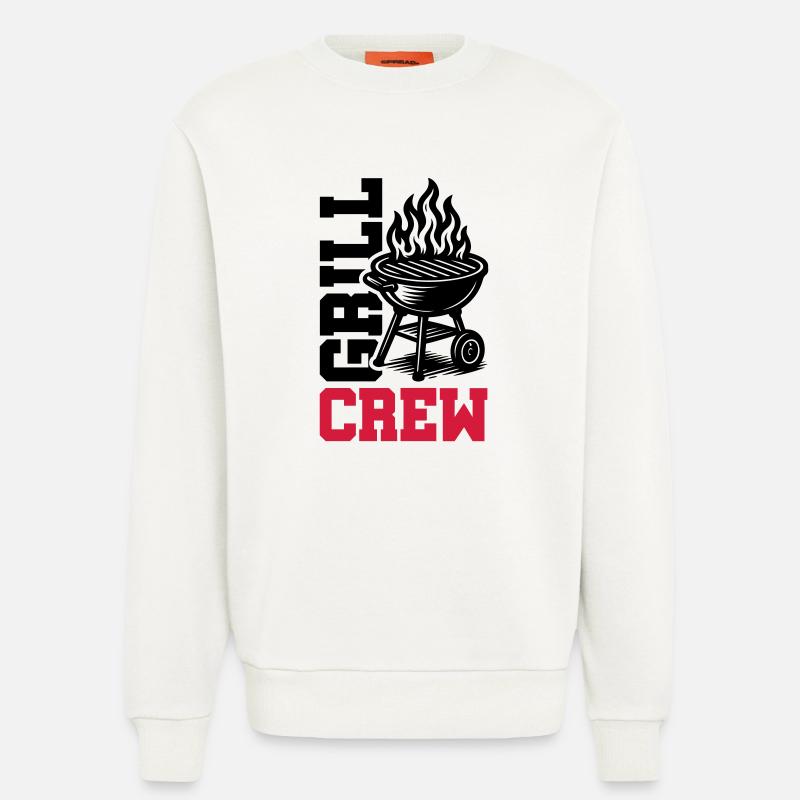 Grill Crew - Sweatshirt - made by SPREAD  - OFF WHITE